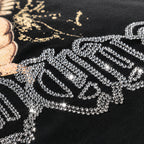 Sopula Faith Angel Vintage Graphic Rhinestone Tank Top