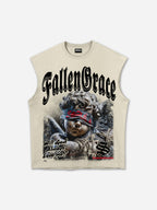 Will God Always Love Me？ Crying Angel Vintage Graphic Tank Top