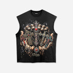 Holding The Cross With Both Hands Graphic Tank Top