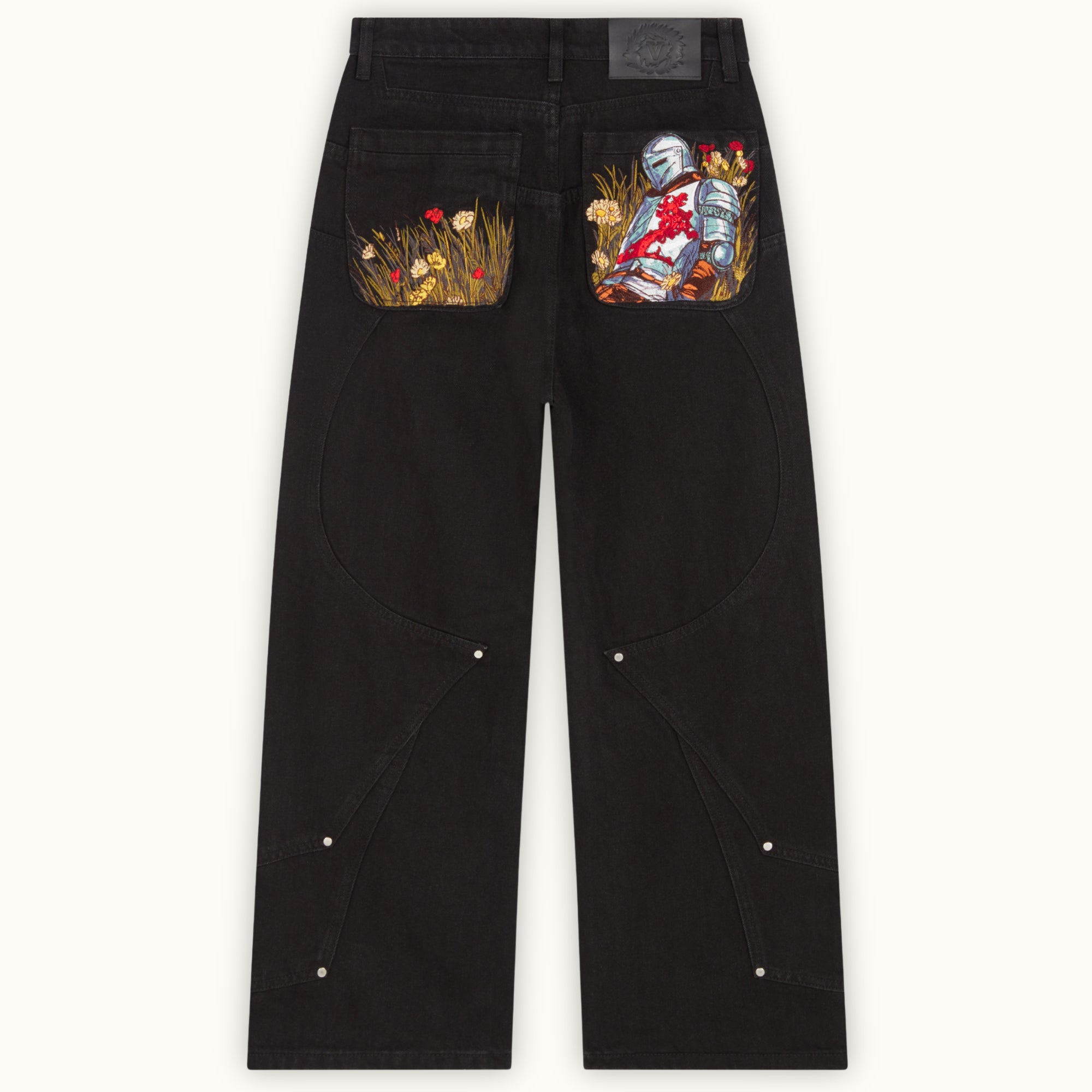 Men's Retro Fallen Knight Baggy Jeans
