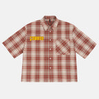 Cowboy Rodeo Dreams Retro Fun Graphic Plaid Jacket Shirt