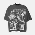 Saint Child Of God Bible Prayer Graphic Cotton T-shirt