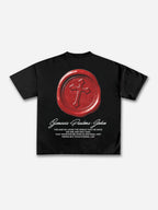 Cross Seal John 3：16 Graphic Cotton T-shirt