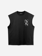 Men's Short Sleeve Angel Print No. 8 Tank Top