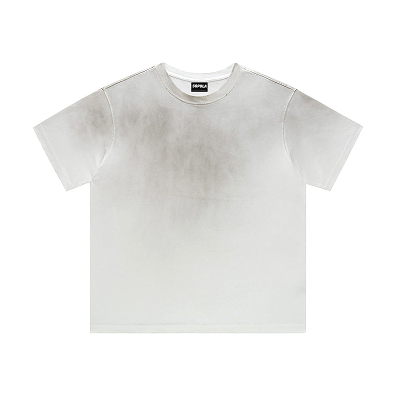 Faded Wash With Gradient Effect Heavyweight Loose-fit T-shirt