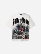 Will God Always Love Me？ Crying Angel Vintage Graphic Cotton T-shirt