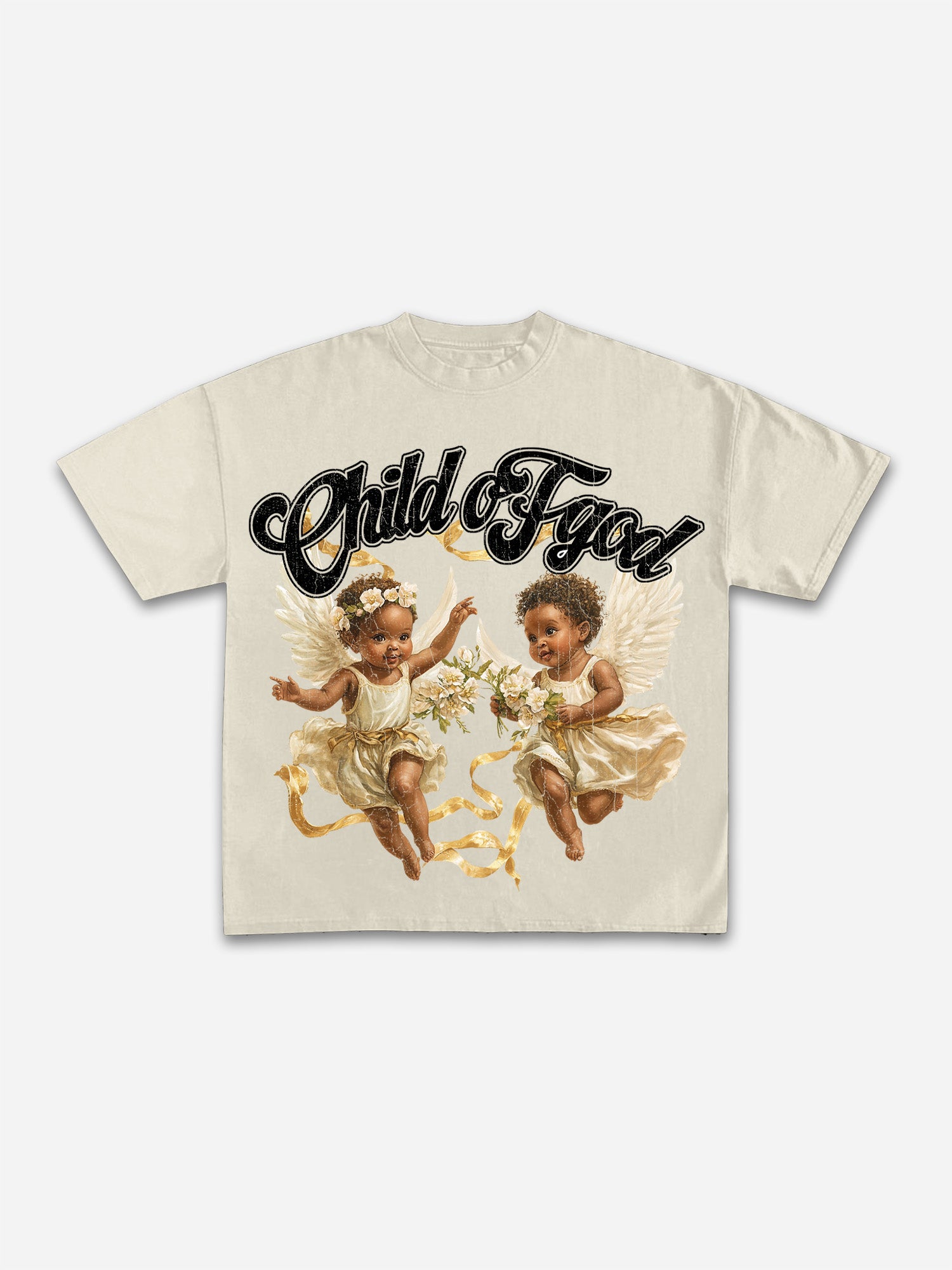 Child Of God Print Cotton T-shirt