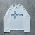 Anti-war Peace Dove And Cross Print Long-sleeved T-shirt