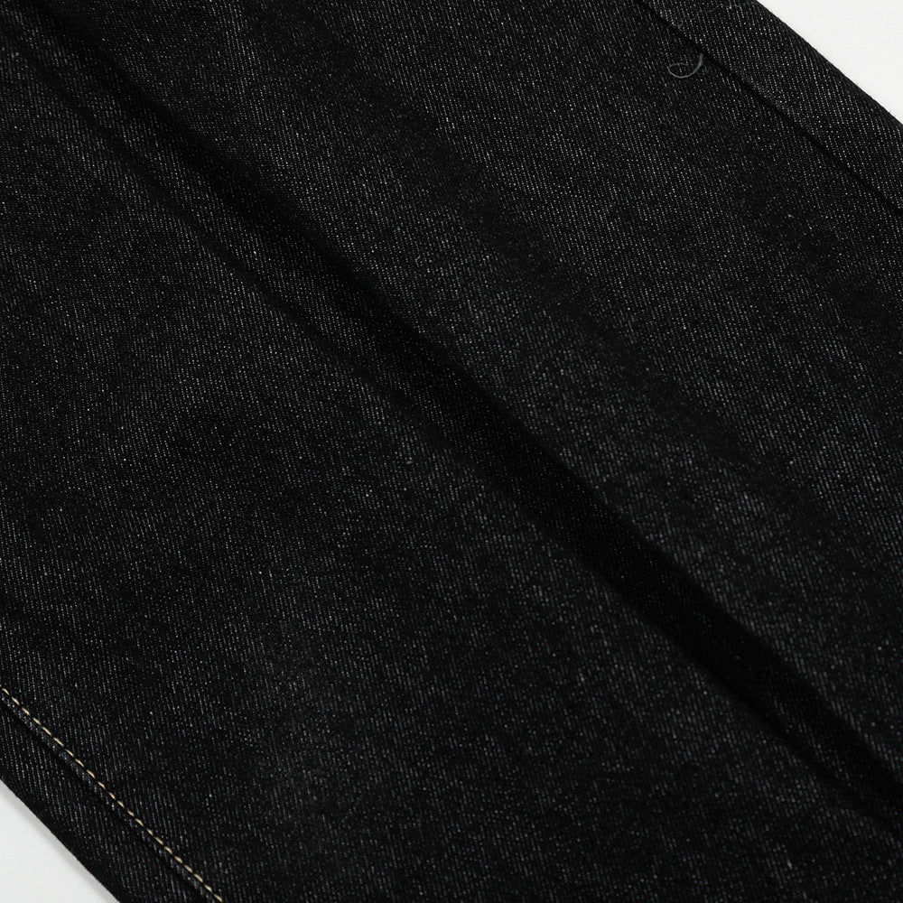 Japanese Snow Velvet Indigo Denim Baggy Jeans