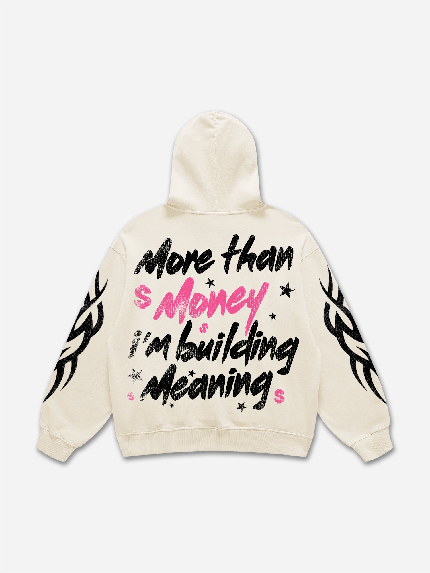 Never Broke God Glock Dollar Vintage Graphic Hoodie