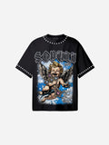 Sopula Angel Of The Cross Graphic Cotton T-shirt