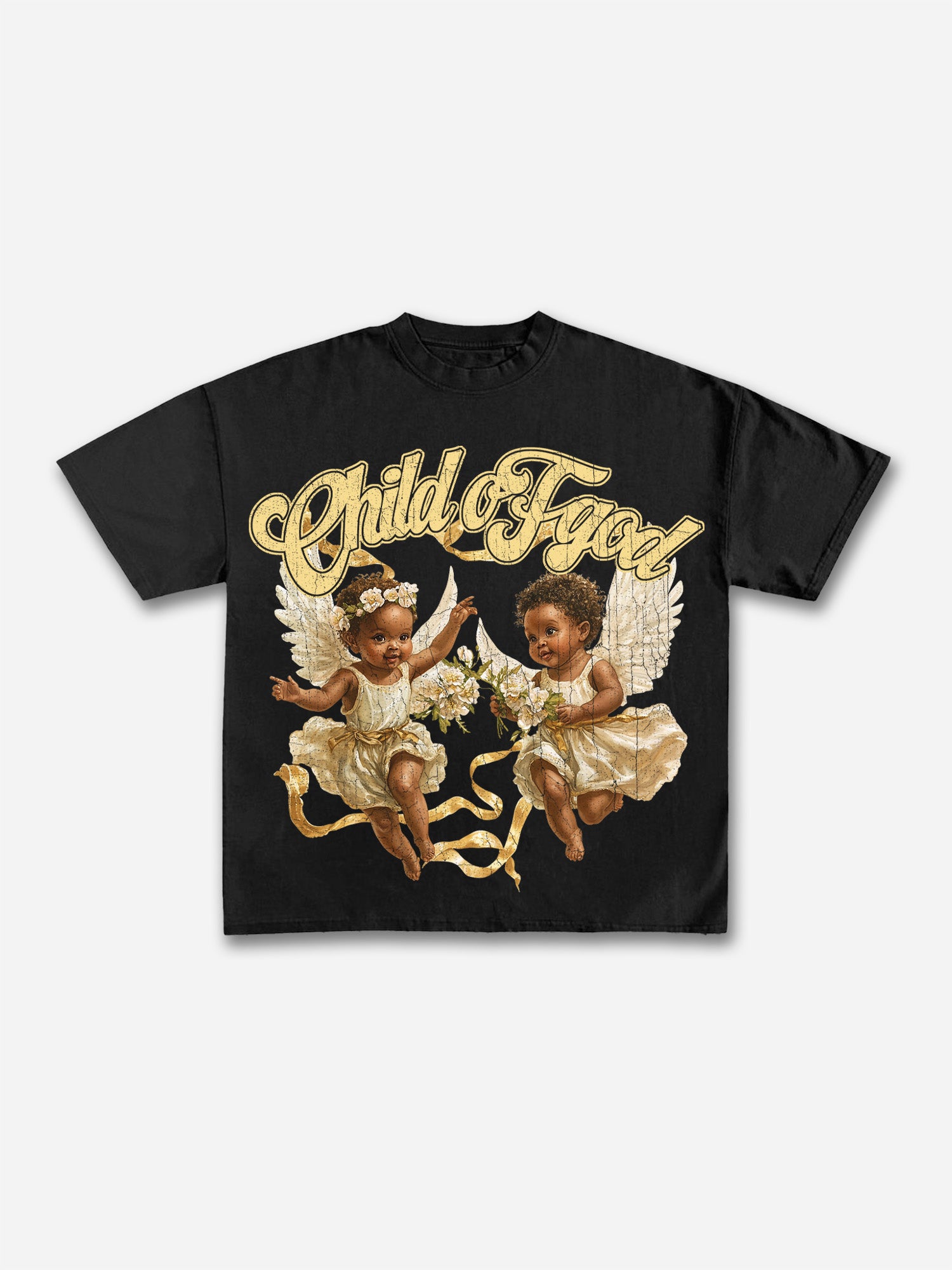 Child Of God Print Cotton T-shirt