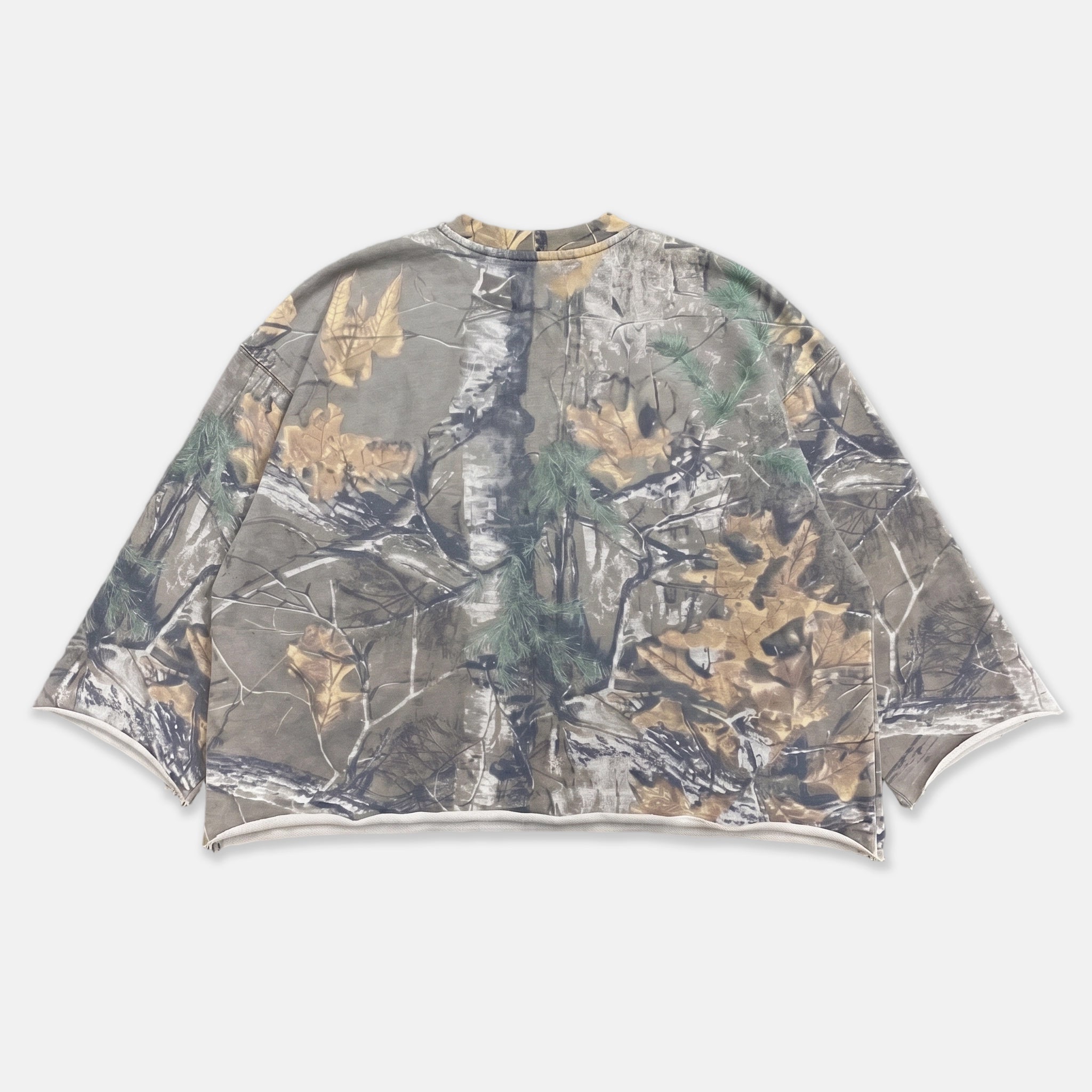 Camouflage Jesus Healing Graphic All Over Crop Tee
