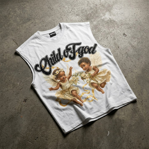 Child Of God Vintage Font Graphic Tank Top
