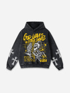 God Loves The World Graphics Washed Hoodie