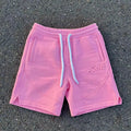 Unisex Y2k Harajuku Solid Letter Pink Sport Shorts