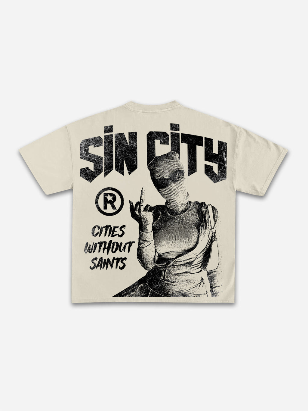 Cities Without Saints Street Gangs Character Graphic Cotton T-shirt