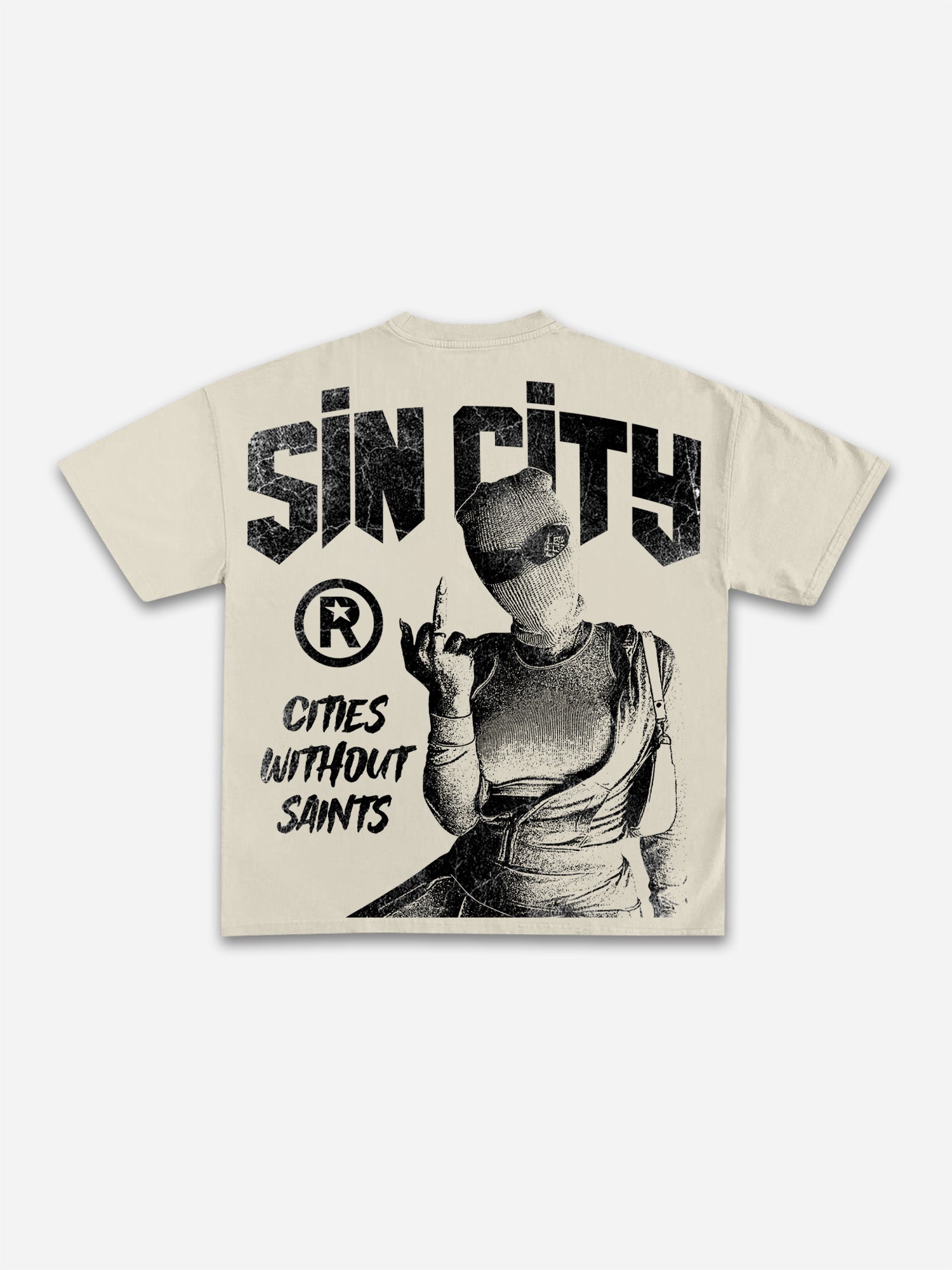 Cities Without Saints Street Gangs Character Graphic Cotton T-shirt