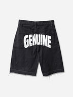 Hiphop Cross Hot Diamond Genuine Denim Shorts