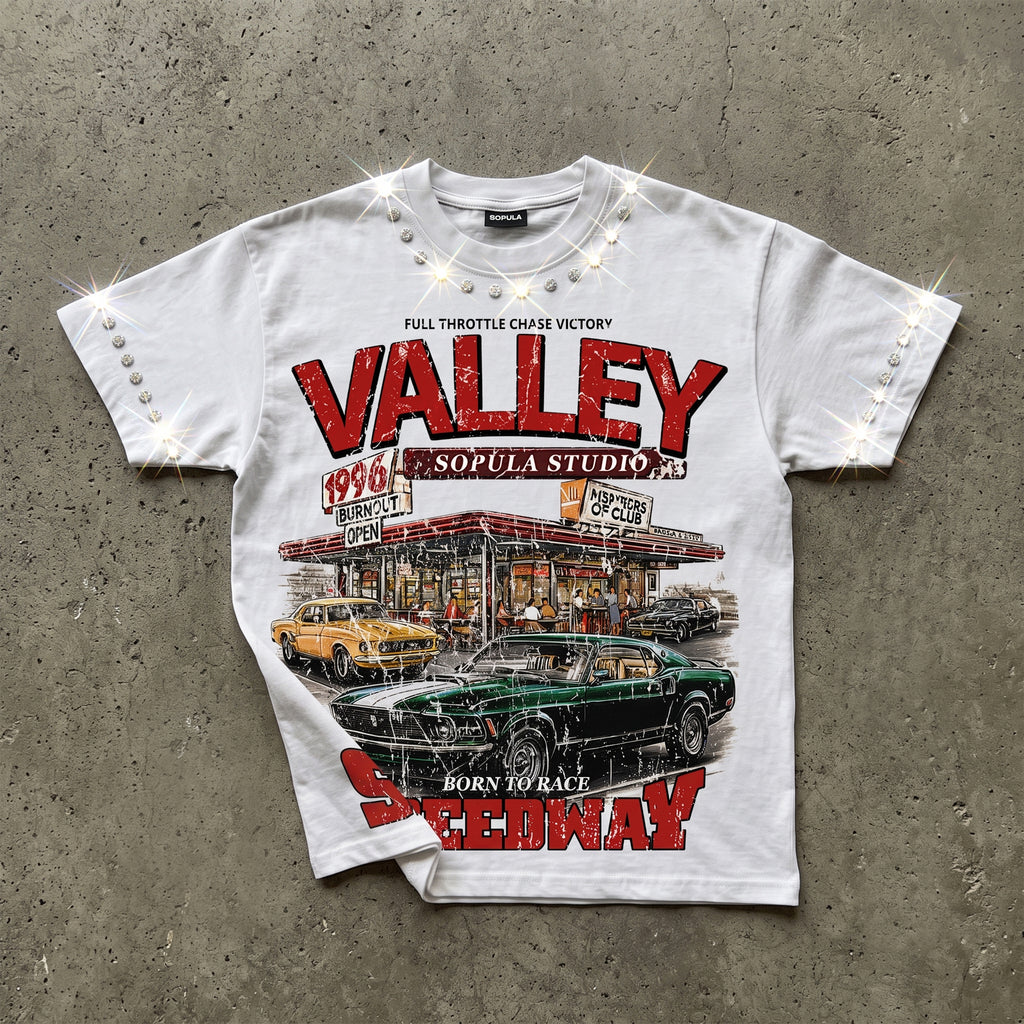 Valley Racing Speedway Vintage Graphic T-shirt