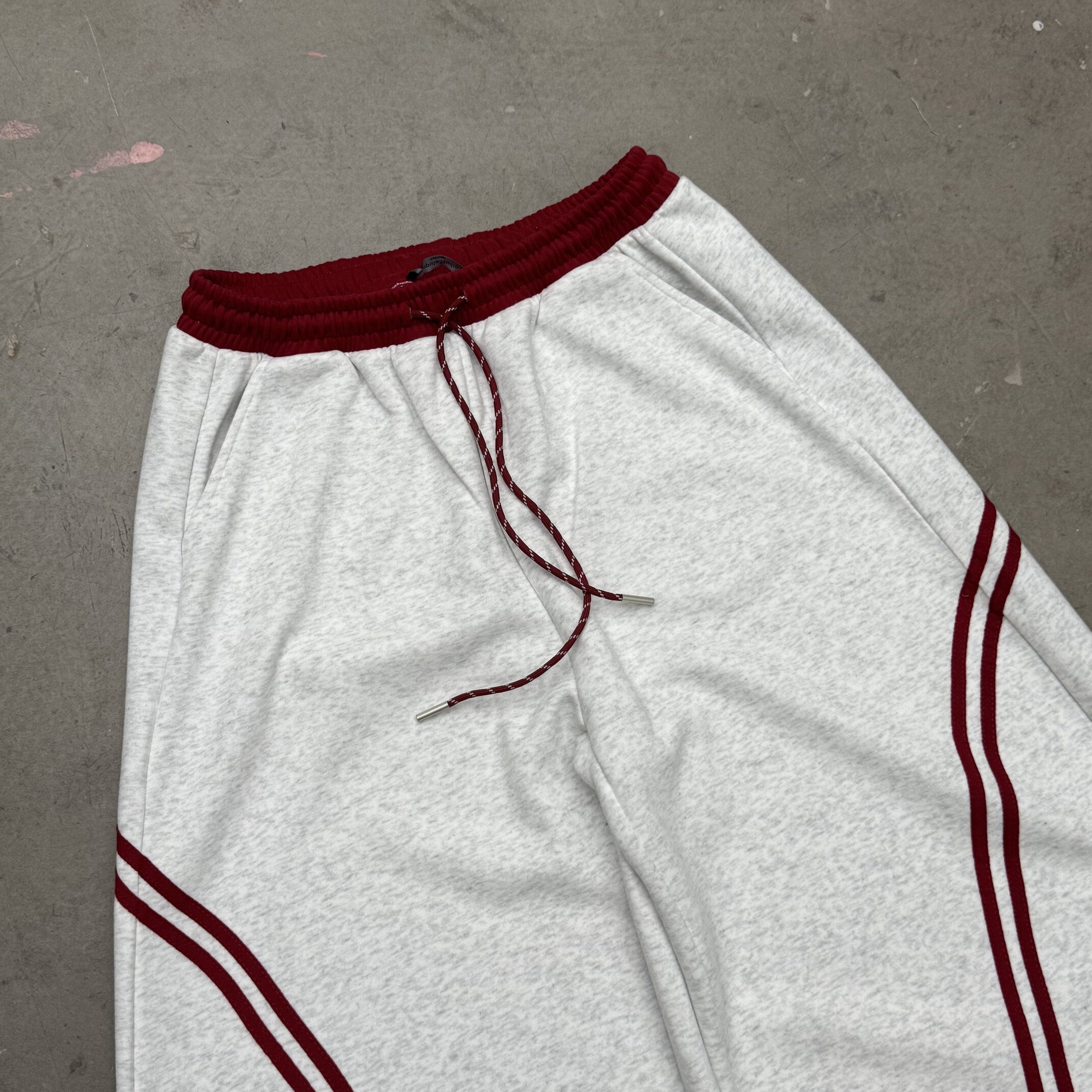 Hip Hop Y2k Drawstring Stripe Baggy Barrel Sweatpants