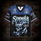 American Retro Chain Skull Angel Sports Jersey Graphic Mesh Jersey T-shirt
