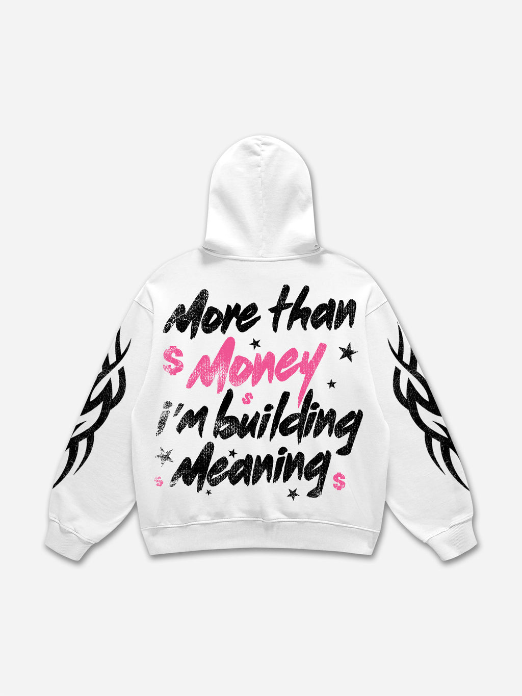 Never Broke God Glock Dollar Vintage Graphic Hoodie