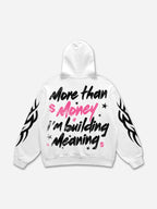 Never Broke God Glock Dollar Vintage Graphic Hoodie