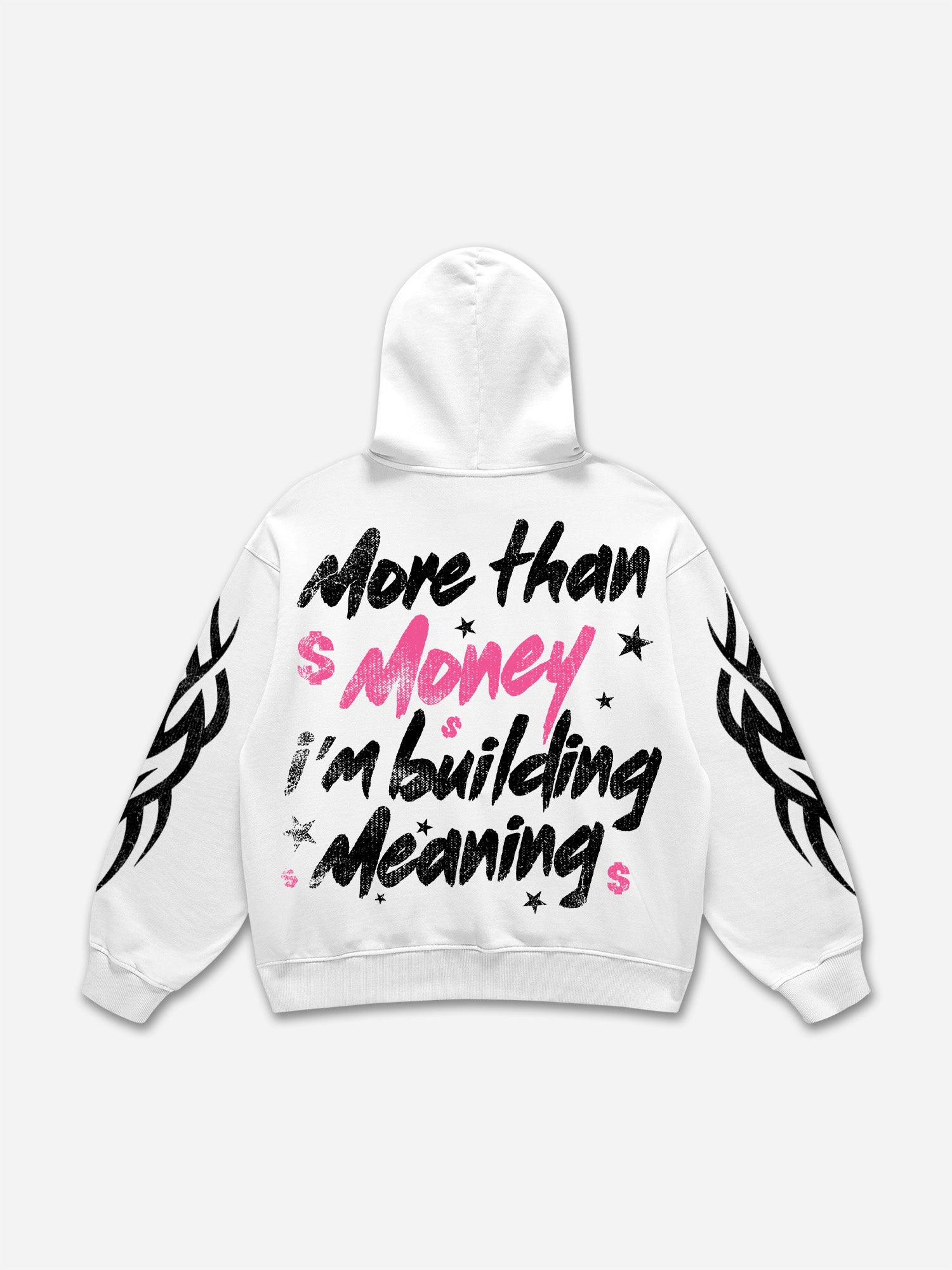 Never Broke God Glock Dollar Vintage Graphic Hoodie