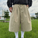 Men's Casual Pleated Loose Shorts