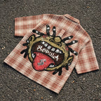 Hip Hop Vintage Street Style Boy Graphic Plaid Jacket Shirt