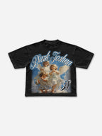 Dark Joshua Angel Graphic Cropped T-shirt