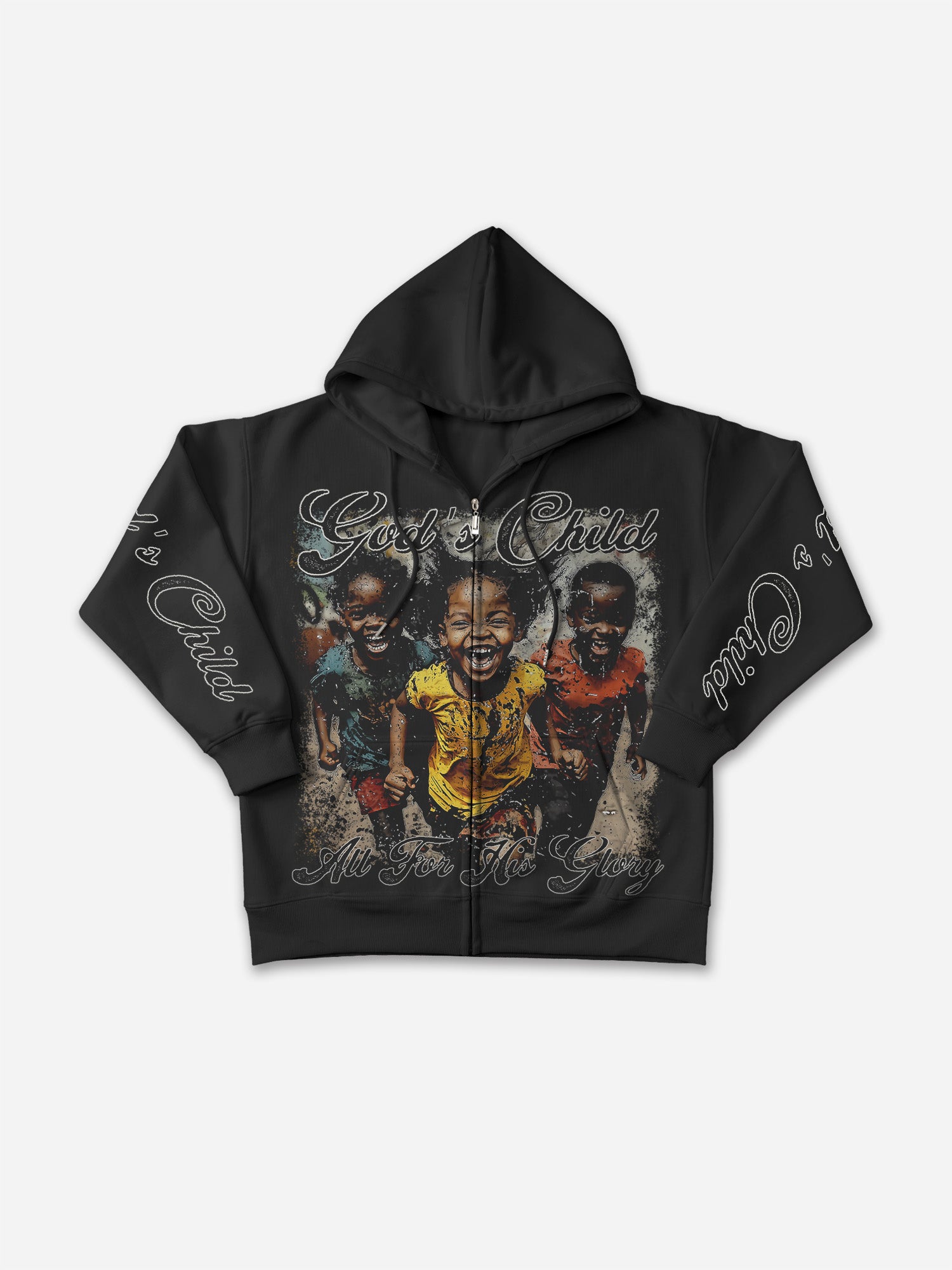 God's Child All For His Glory Zip-up Hoodie
