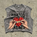Mental Health Is Of Utmost Importance Graphic Short Tank Top
