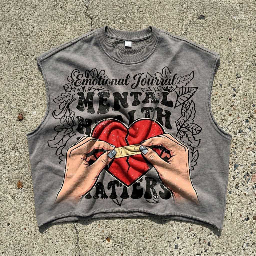 Mental Health Is Of Utmost Importance Graphic Short Tank Top
