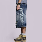Men's Retro Y2k Fashion Denim Shorts