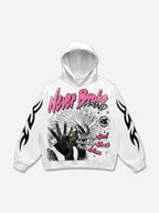 Never Broke God Glock Dollar Vintage Graphic Hoodie