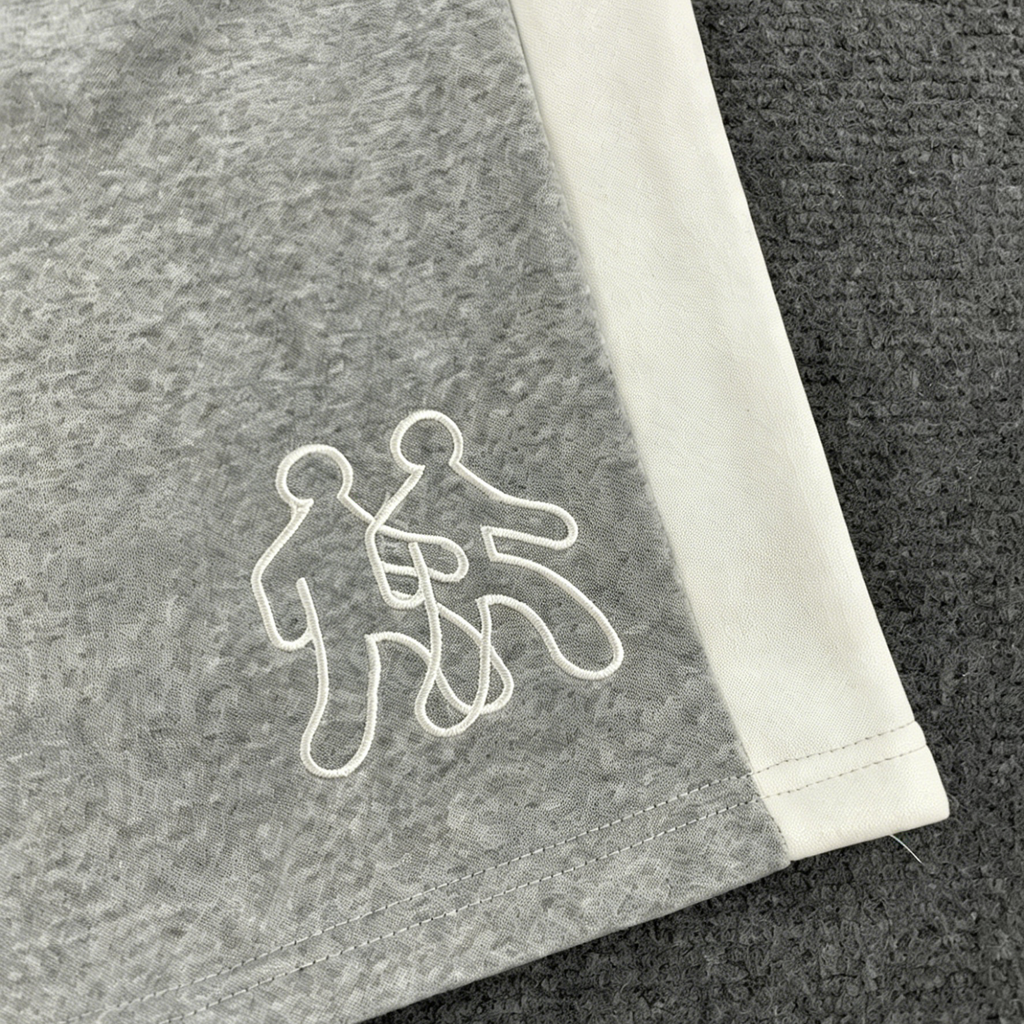 Men's Embroidered Hooded Zipper Sweatshirt And Pants Tracksuit