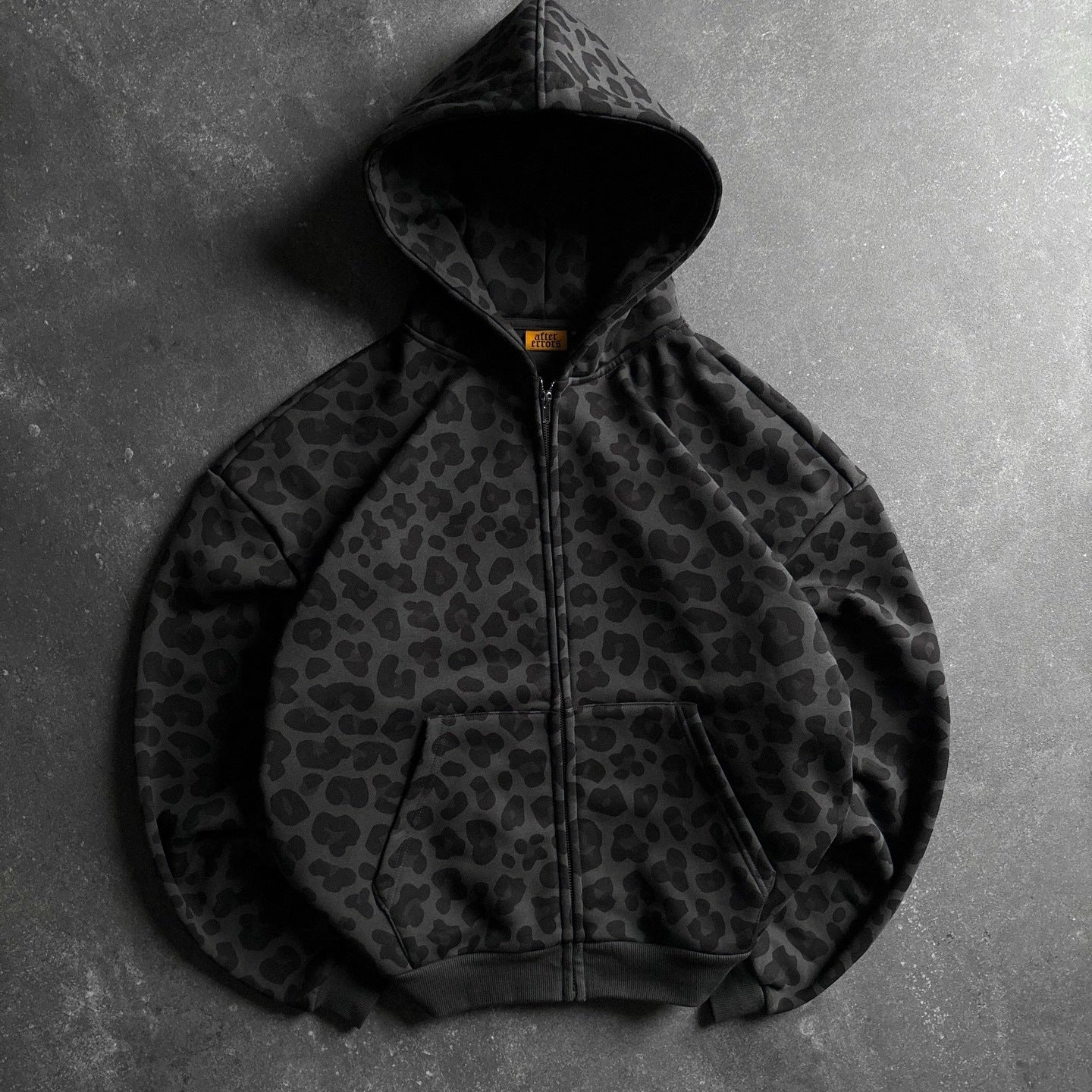Hip-hop Leopard Print Loose-fitting Trendy And Unique Sweatshirt