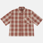 Dark Centipede Skeletal Graphic Plaid Jacket Shirt
