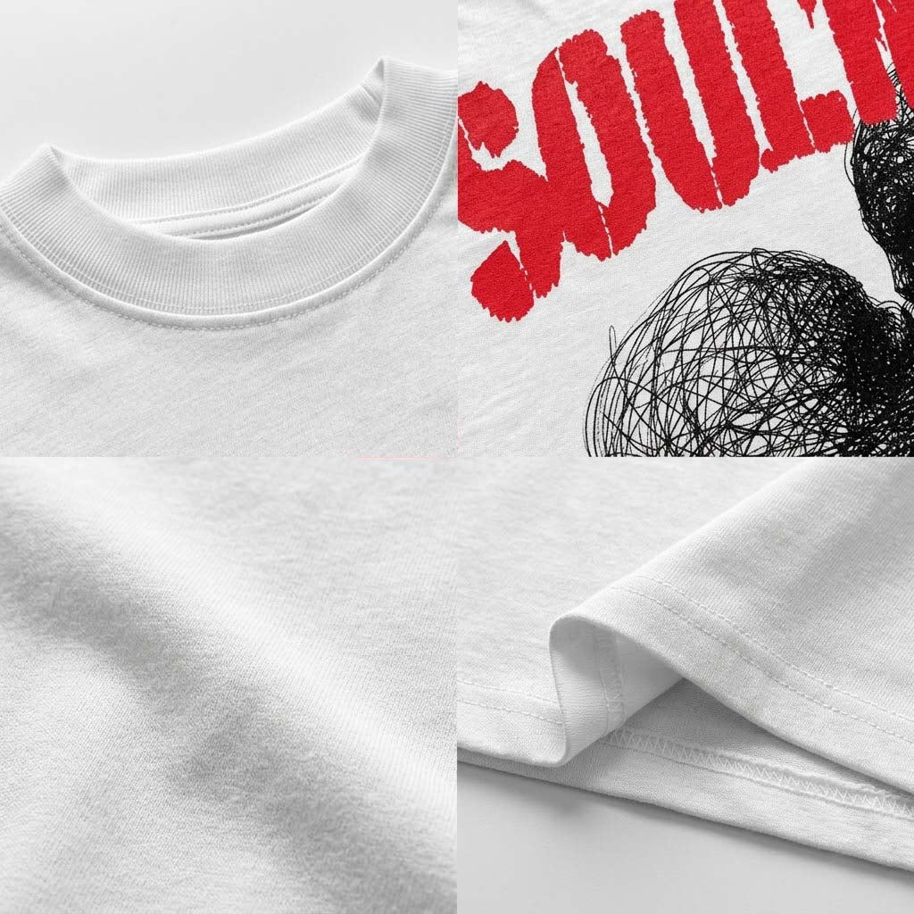 Soulmates Abstract Emotional Figures Graphic Cropped T-shirt