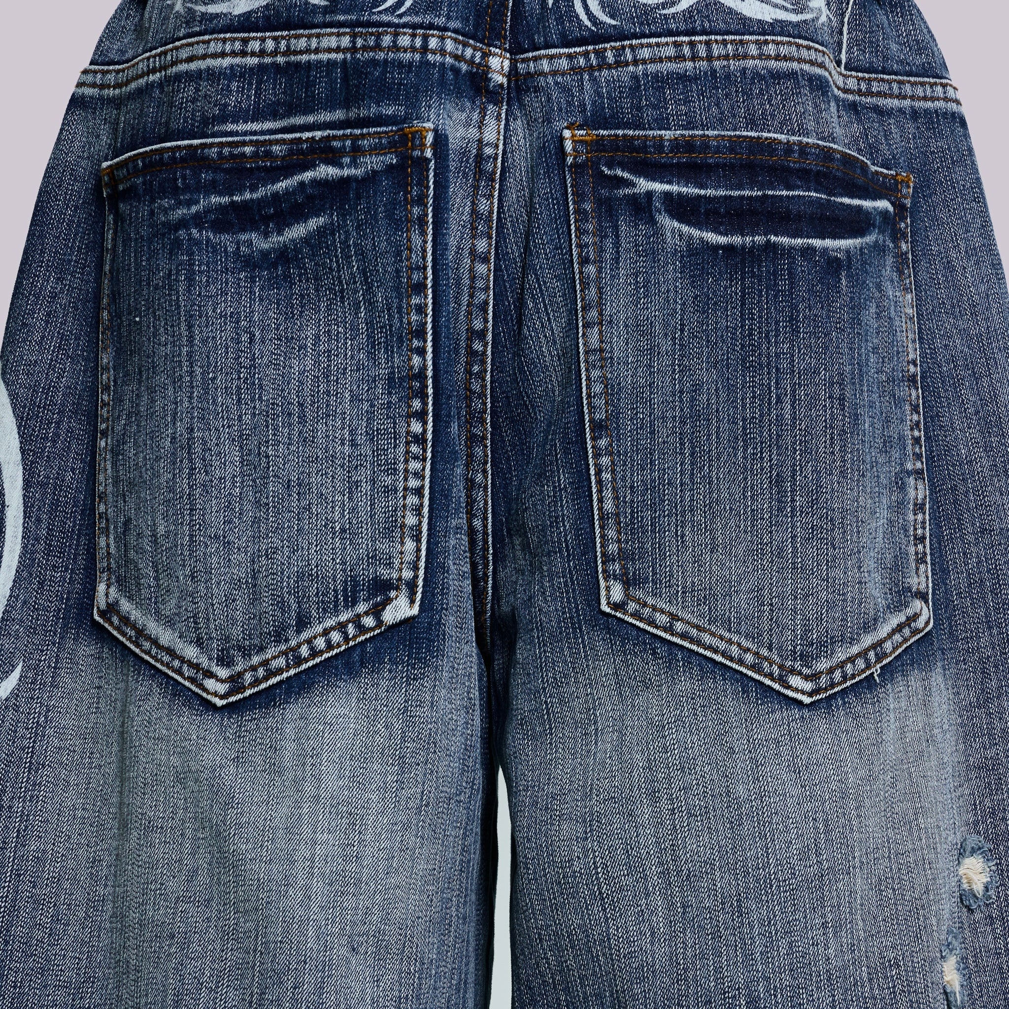 Men's Retro Y2k Fashion Denim Shorts