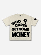Vintage Chasing Money Graphic Short Sleeve T-shirt