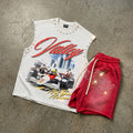 Valley Formula Racing Vintage Tank Tops And Shorts Sets