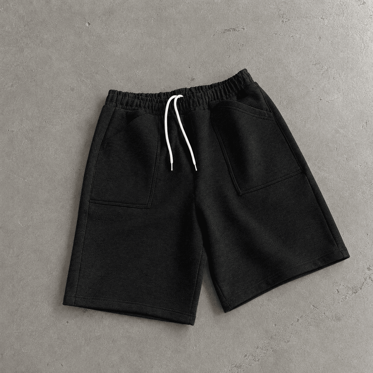 Men's Fashion Cotton Pocket Drawstring Sports Shorts
