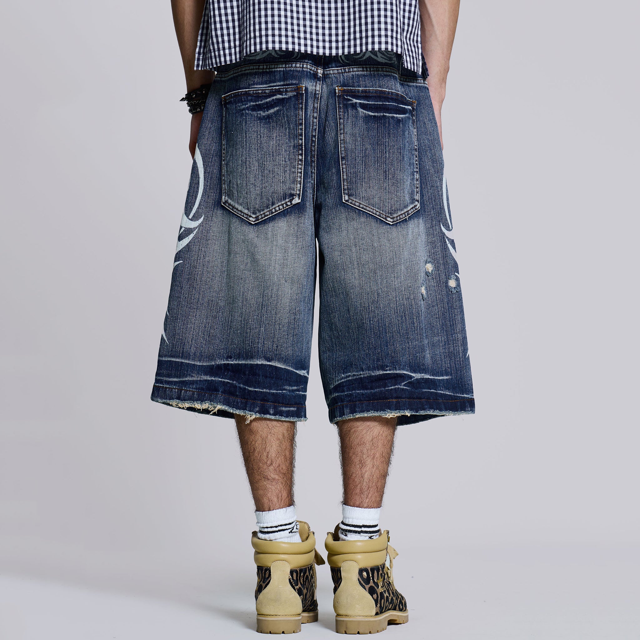 Men's Retro Y2k Fashion Denim Shorts