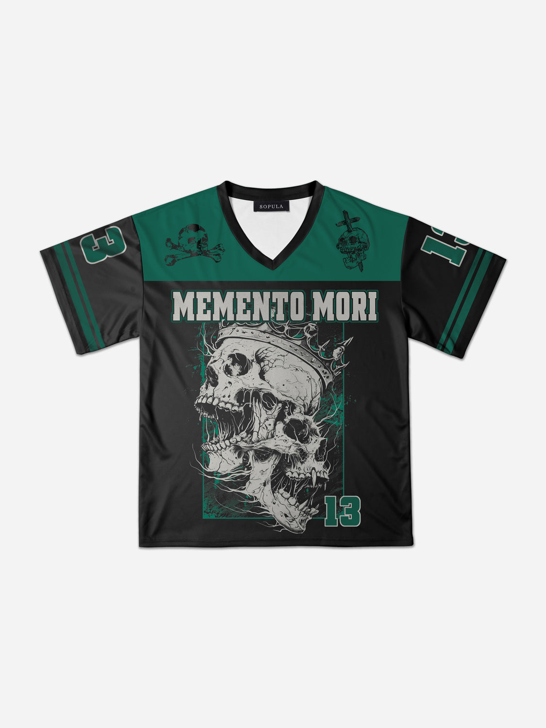 Memento Mori Horror Graphic Mesh Jersey