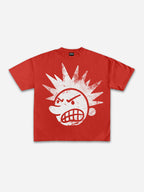 Casual The Brain Explodes Print Short Sleeve T-shirt