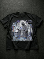 Retro Illusory Pattern Pure Cotton T-shirt