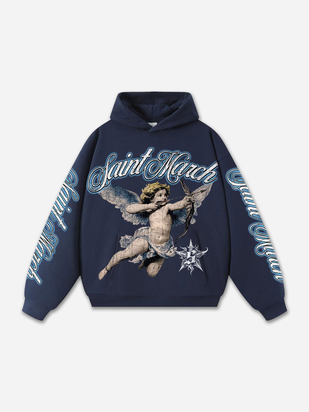 Saint March Angel Graphic Hoodie